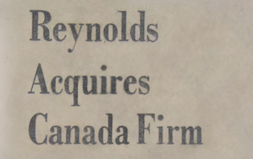 Newspaper clipping that says 