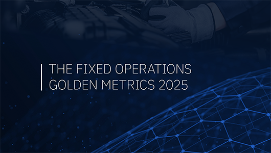 The Fixed Operations Golden Metrics 2025 cover page