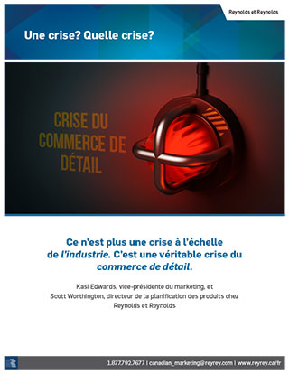 Une crise? Quelle crise? Ce n’est plus une crise à l’échelle de l’industrie. C’est une véritable crise du commerce de détail.