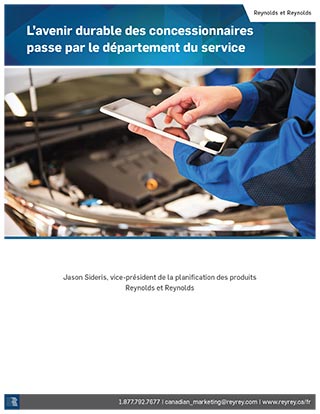 L’avenir durable des concessionnaires passe par le département du service.